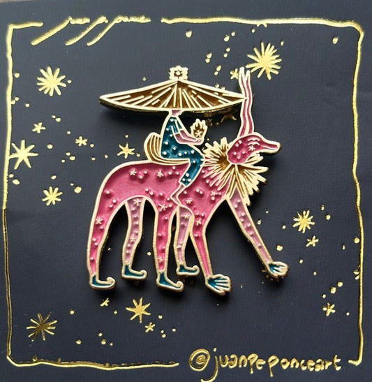 Pin sombrerero