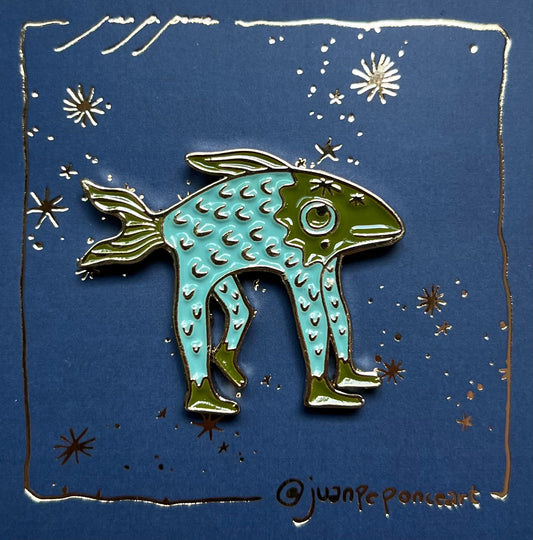 Pin pez patas