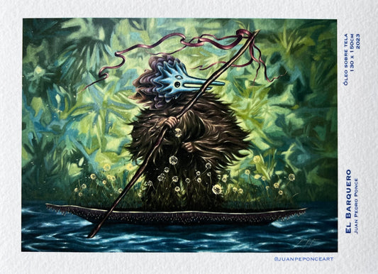 Postal “El Barquero”