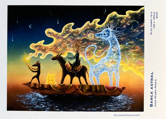 Postal “Barca Astral”