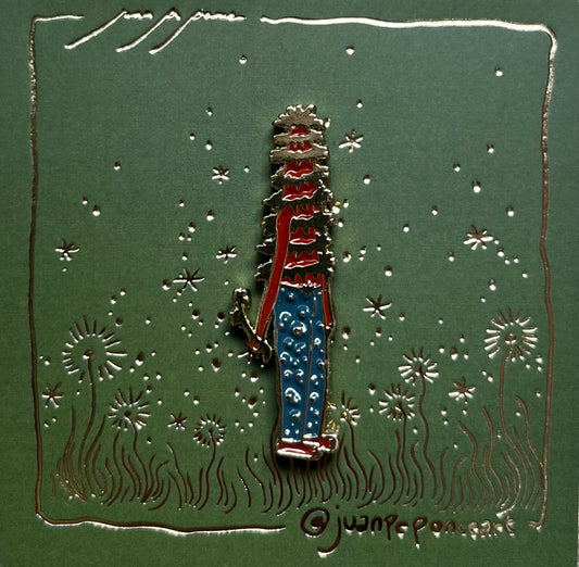 Pin personaje flor