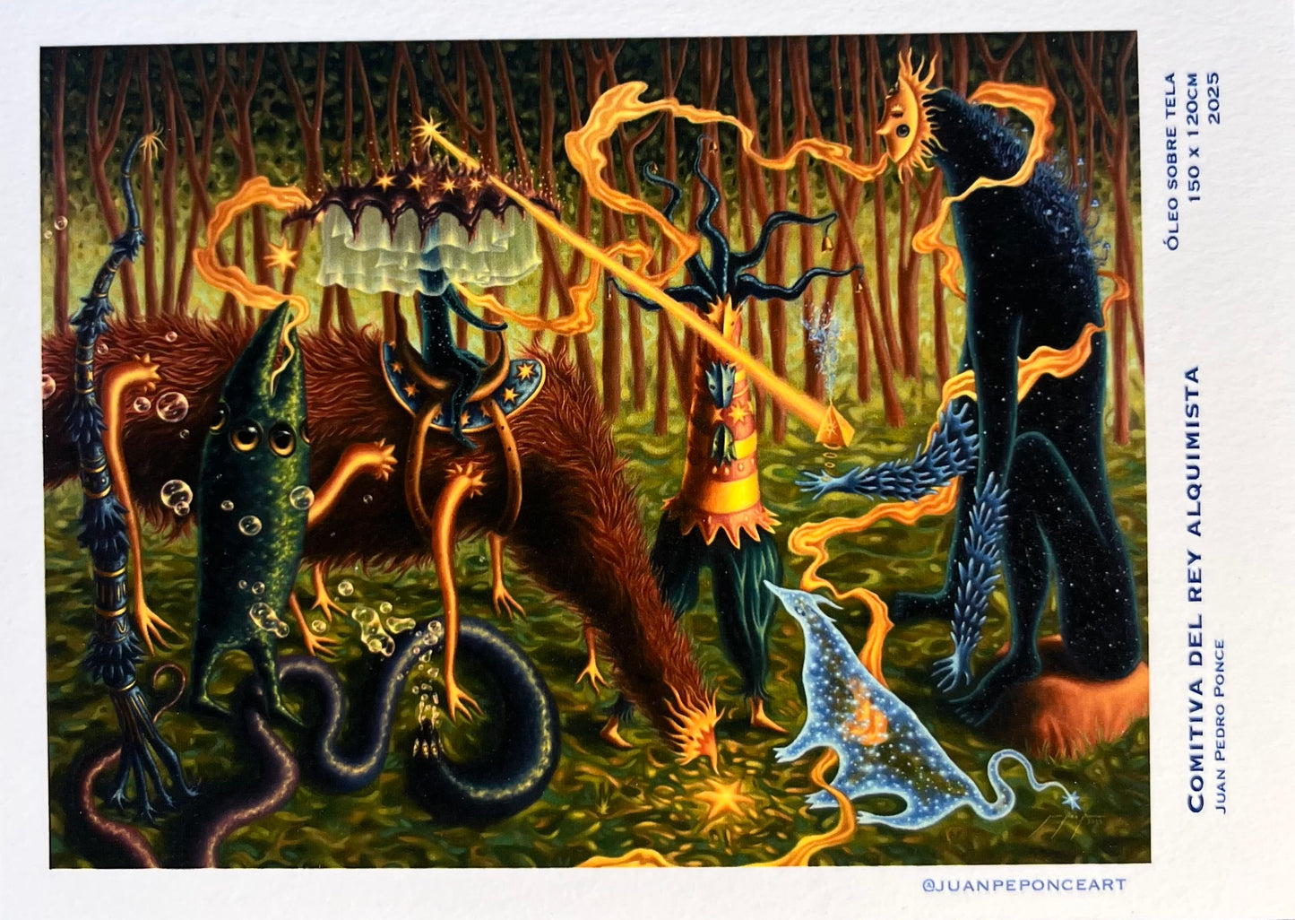 Postal “Comitiva del Rey Alquimista”