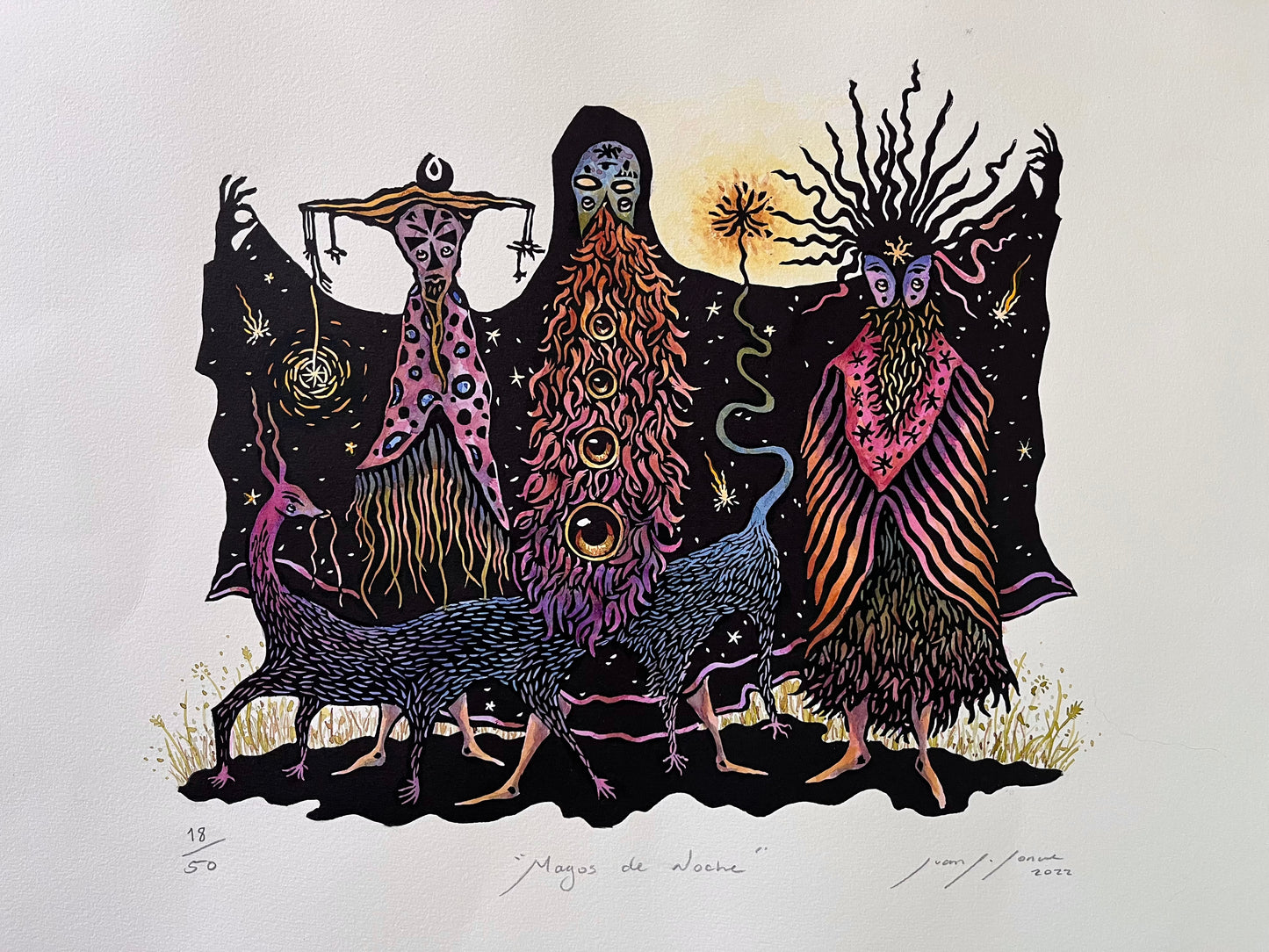 Magos de Noche ACUARELA